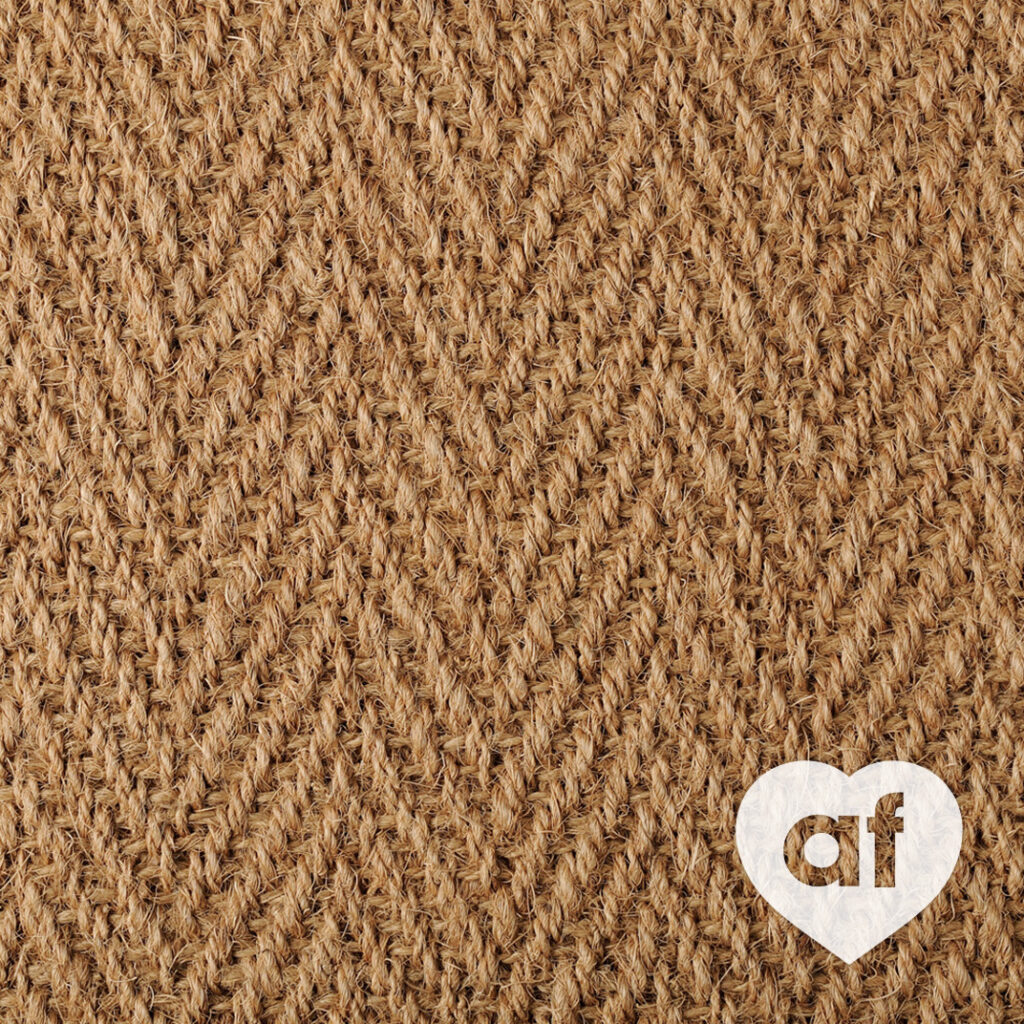Coir Herringbone Natural Carpet