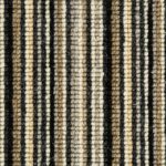 Black & Silver Mississippi Striped Wool Carpet By Crucial Trading