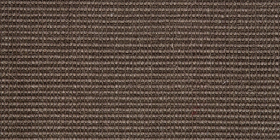 Brown Small Bouclé Accents Sisal Carpet