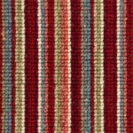 Burgundy   Blue Mississippi Wool Carpet