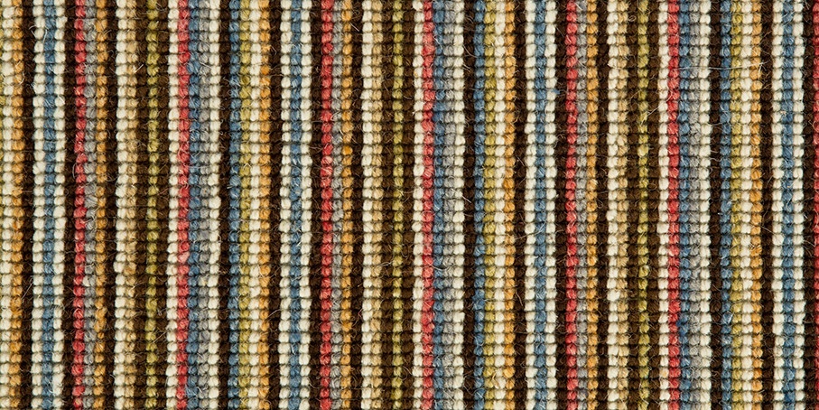 Chocolate   Blue Mississippi Wool Carpet 1