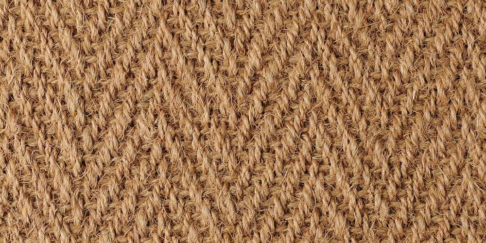 Coir Herringbone Natural Carpet