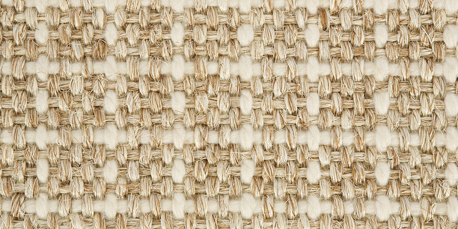 Natural Calico Plaid Sisool Carpet 1