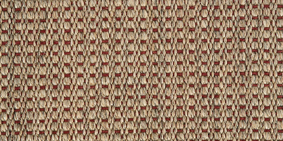 Red Panama Champagne Sisal Carpet