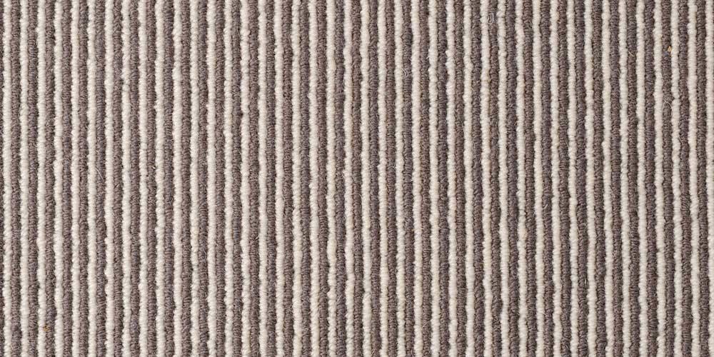 Sable Bone Pin Pinstrip Wool Carpet