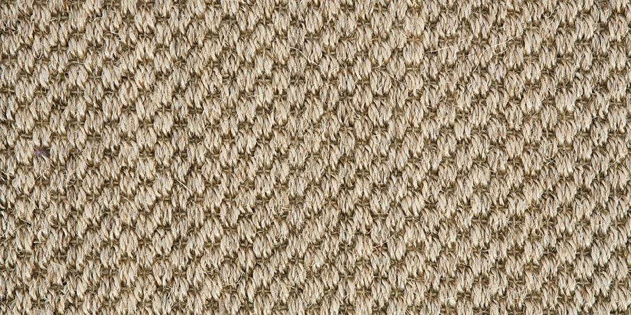 Silver Oriental Sisal Carpet