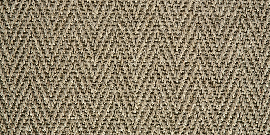 Smooth Pebble Harmony Herringbone Sisal Carpet