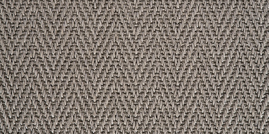 Warm Grey Harmony Herringbone Sisal Carpet