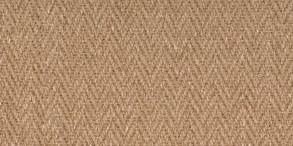 Zig Zag Morel Herringbone Wool Carpet