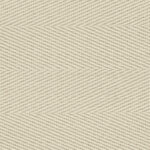 Cream Cotton Herringbone Border