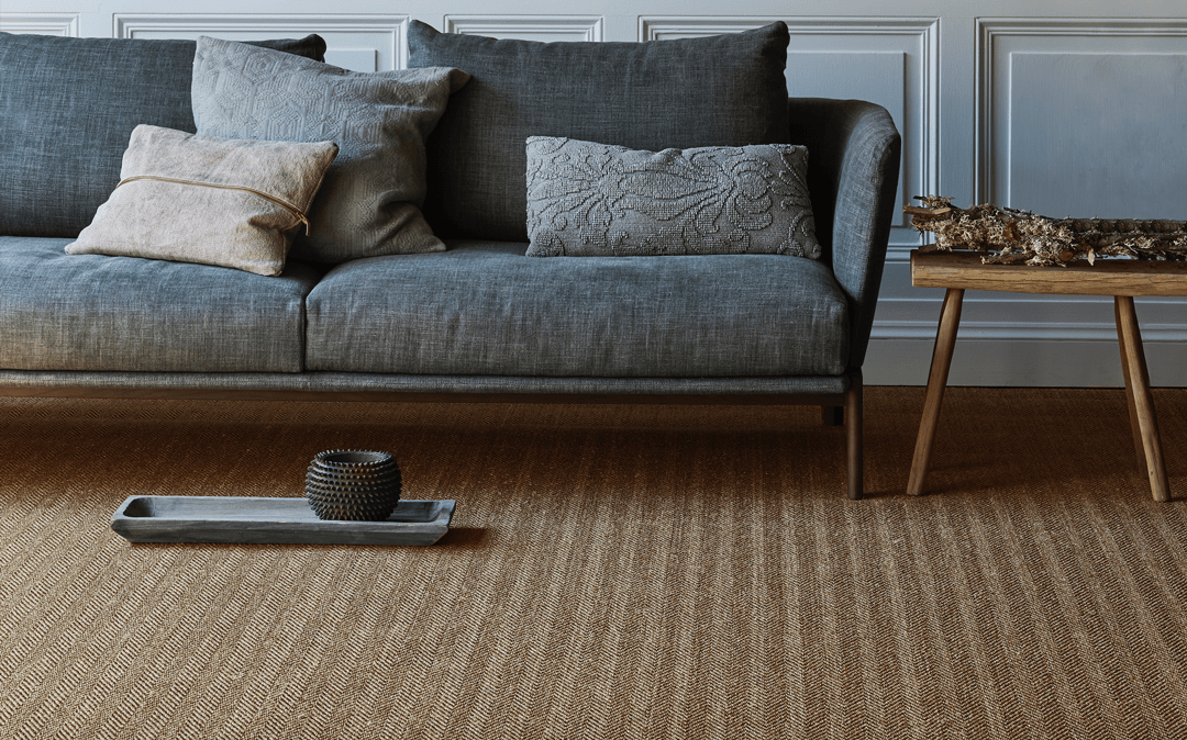 Crucial Trading Commercial Sisal Grand Herringbine light ash - Commercial Carpets