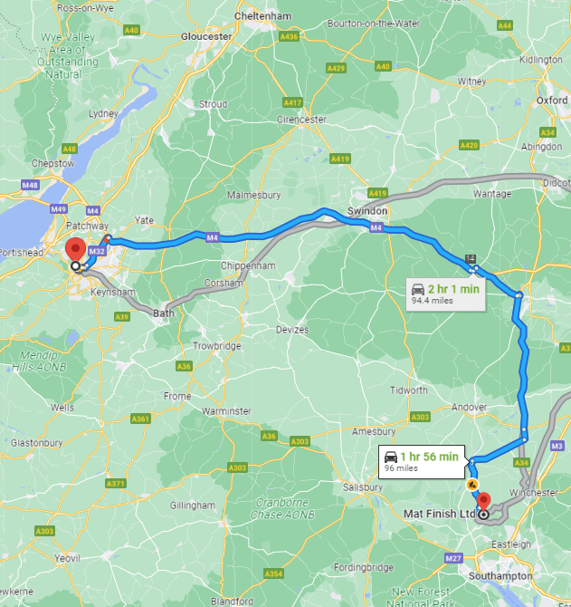 channel 4 blog route map knotistry to mat finish ltd