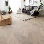 Goodrich Feather Oak Chevron By Woodpecker Flooring
