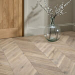 Goodrich Feather Oak Chevron Engineered Wood Flooring