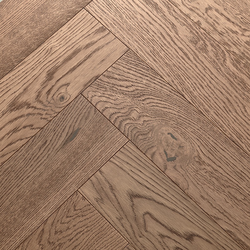 Highclere Coffee Oak Herringbone Flooring