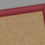 Roderick Sisal Rug With Red Border
