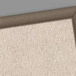 Arthur Wool Rug With Brown Border
