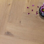 Brecon Blanche Oak Herringbone