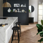 Brecon Blanche Oak Herringbone Vinyl Floor