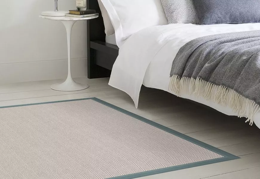 Lexi Wool Rug With Herringbone Design