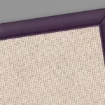 Roxy Wool Rug Plum Border
