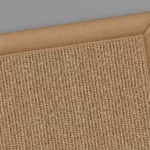 Willow Wool Rug Brown border