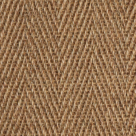 Sisal Herringbone Flint Carpet by Kersaint Cobb