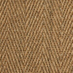 Sisal Herringbone Titanium Carpet by Kersaint Cobb
