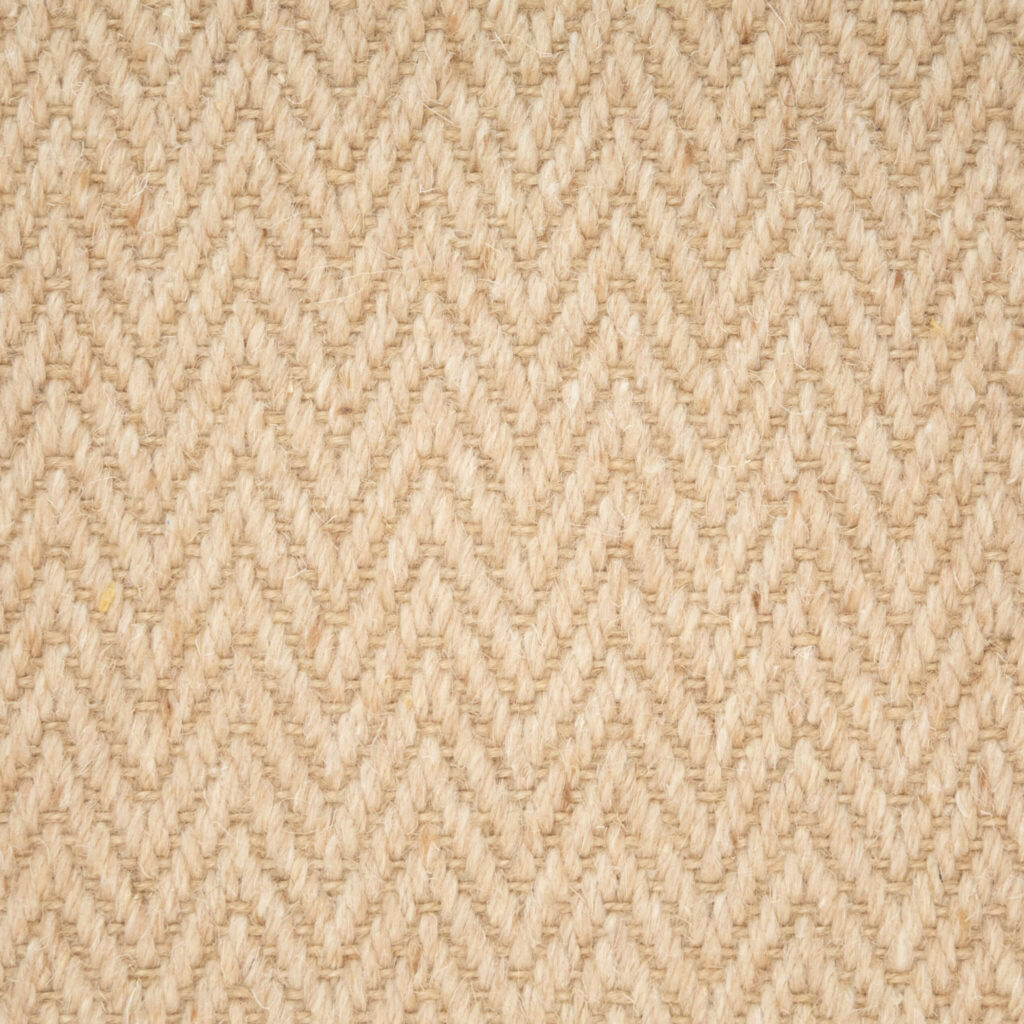 Impressions Herringbone Buttermilk Wool Carpet