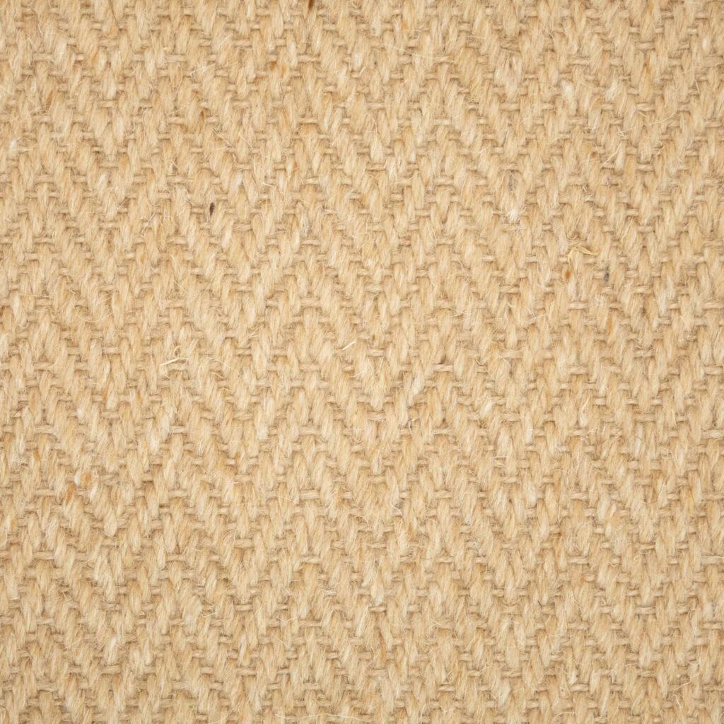 Impressions Herringbone Honey Tone Wool Carpet