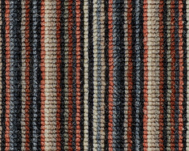 Wool Mississippi Indigo Russet WS149