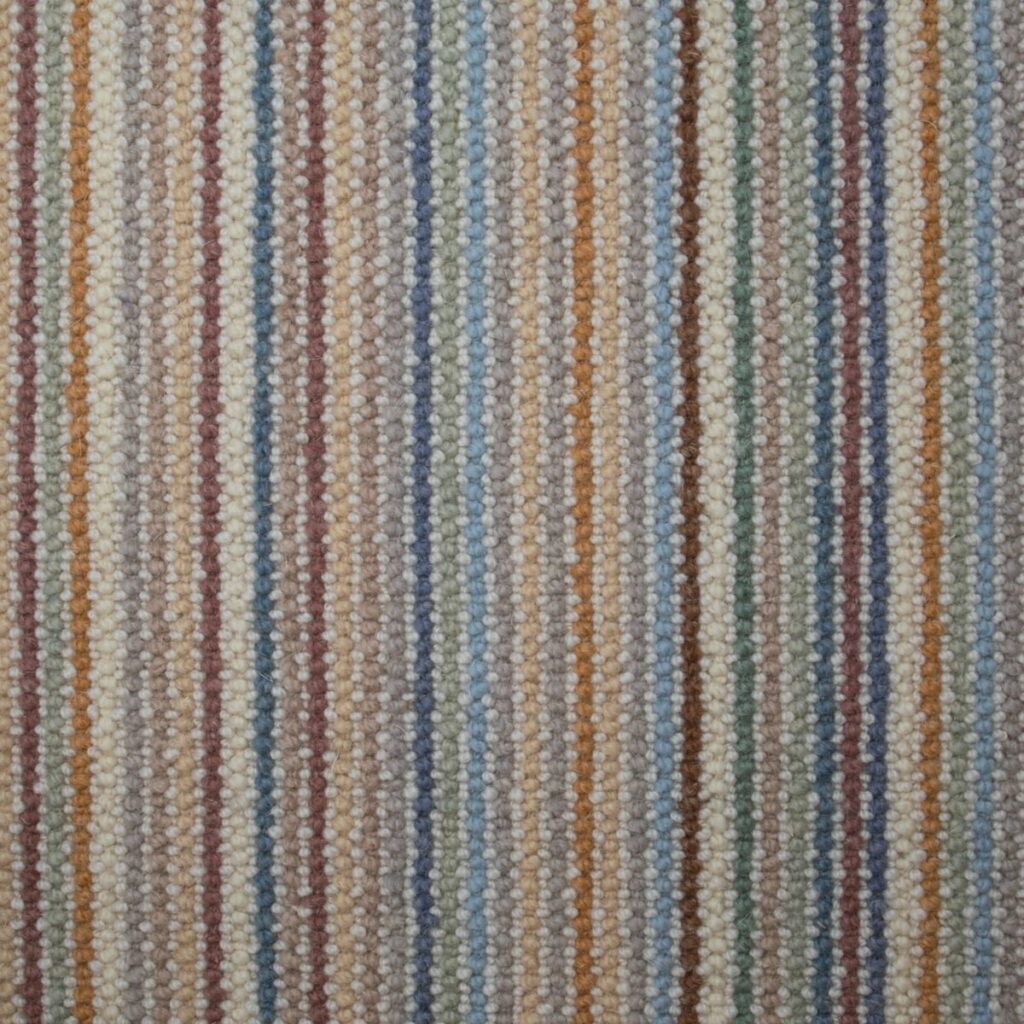 Aura Mirage Striped Wool Carpet By Crucial Trading