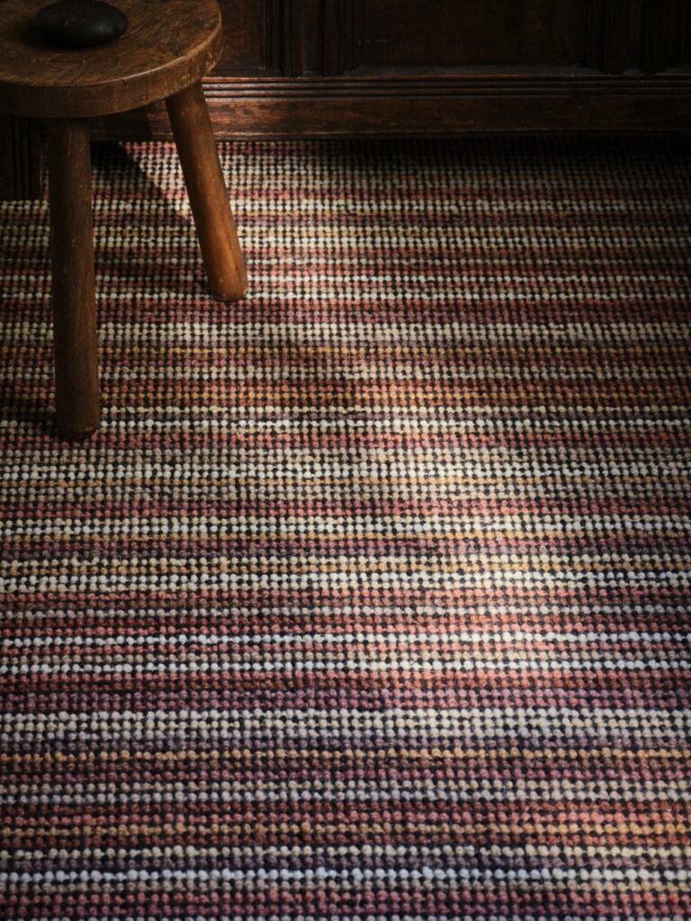 Aura Stellar Striped Wool Carpet By Crucial Trading