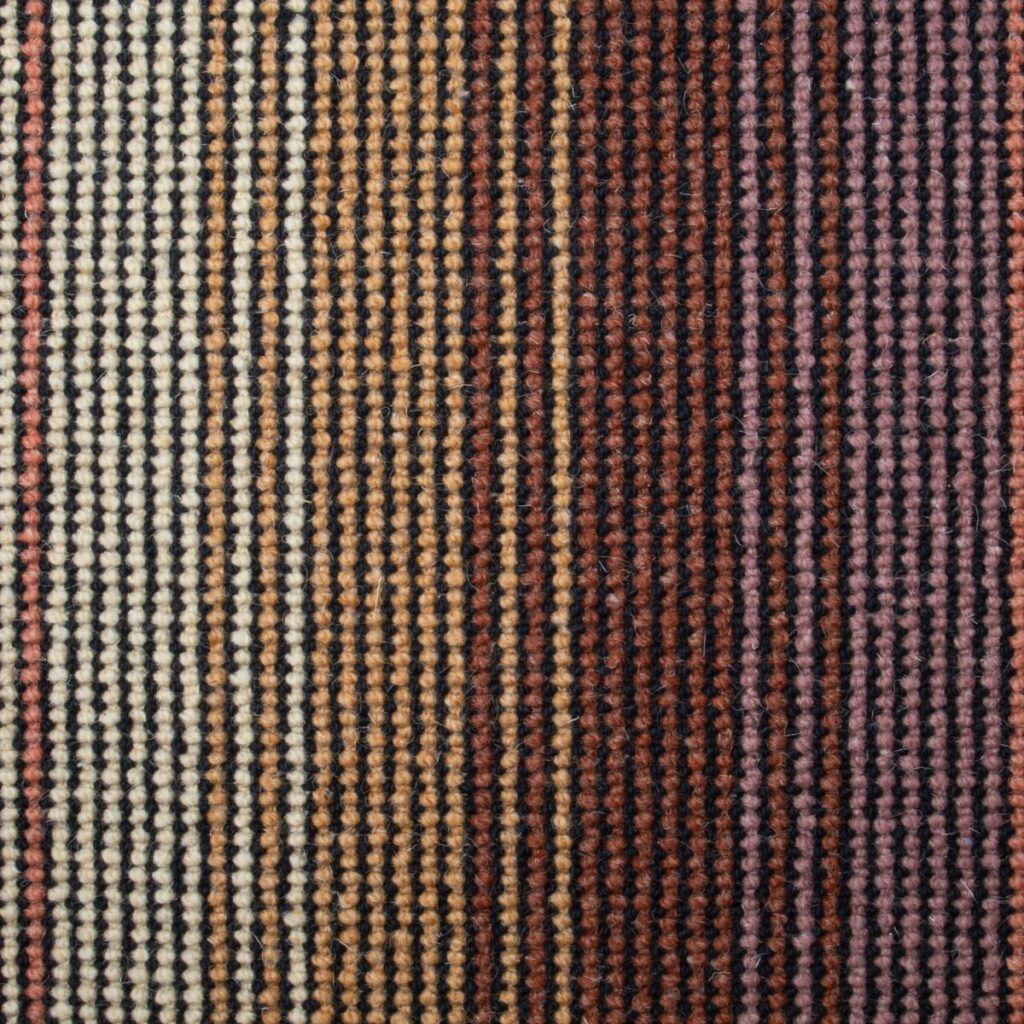 Aura Vibe Striped Wool Carpet By Crucial Trading