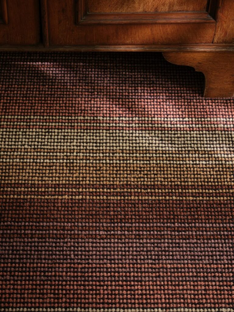 Aura Vibe Striped Wool Carpet By Crucial Trading