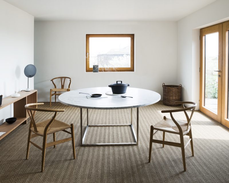 Seagrass Fine Herringbone Natural Carpet