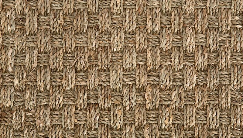 Seagrass Original Basketweave Natural Carpet By Crucial Trading