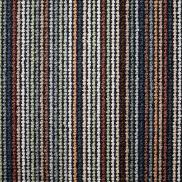 Aura Beam Striped Wool Carpet By Crucial Trading