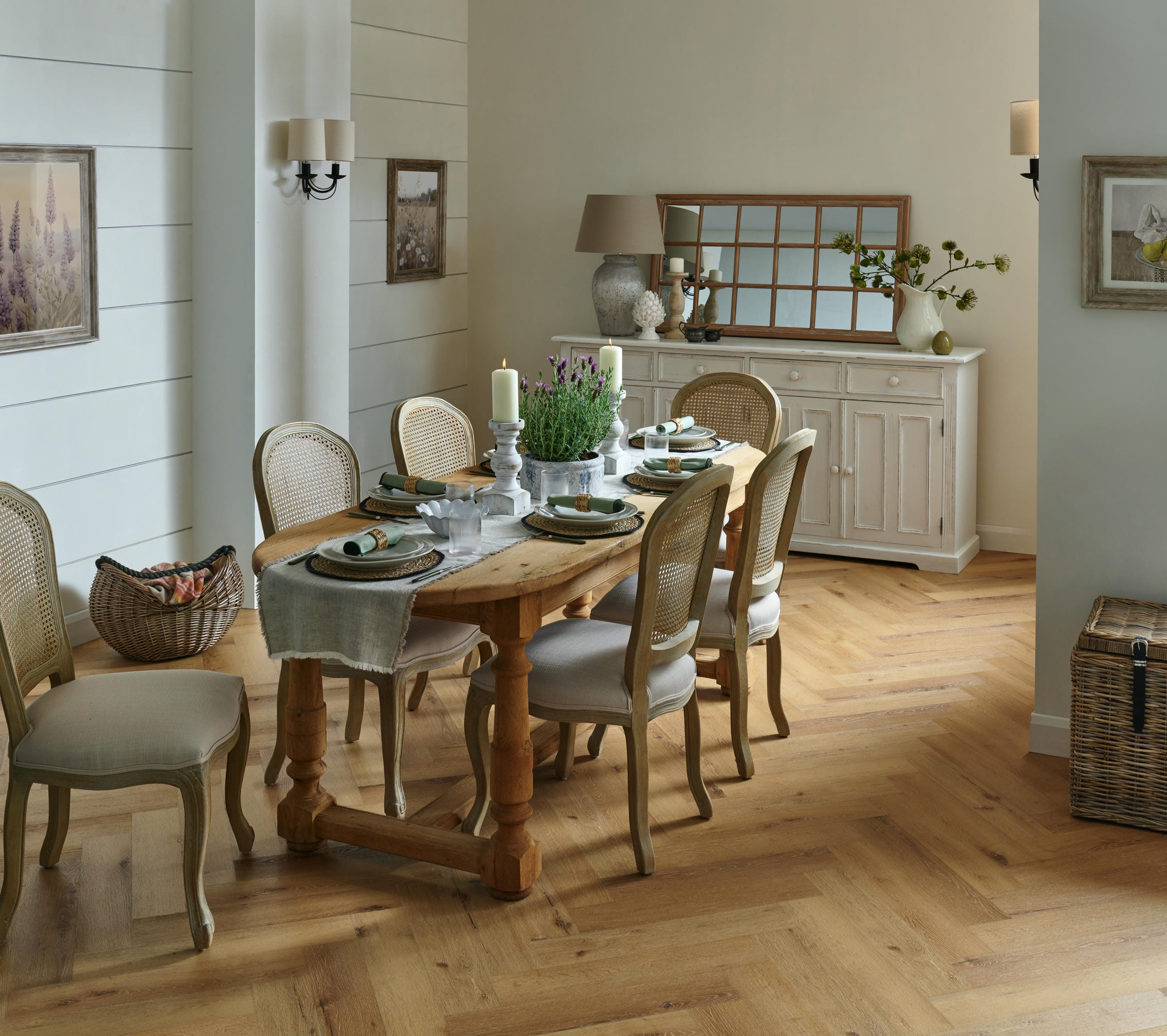 Weymouth Malted Oak Herringbone